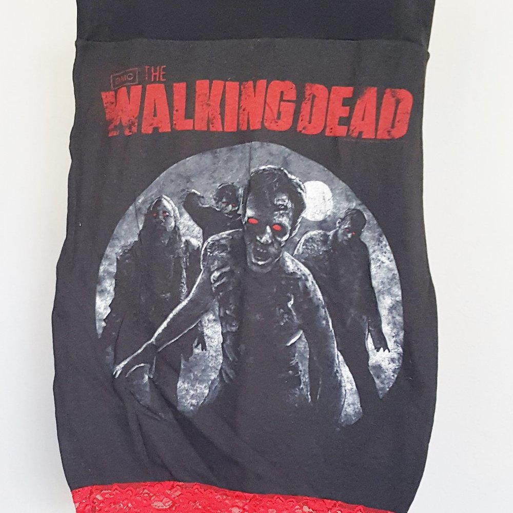 WALKING DEAD Skirt CUSTOM MADE Pencil Wiggle PIN UP GIRL Sexy Halloween Zombie